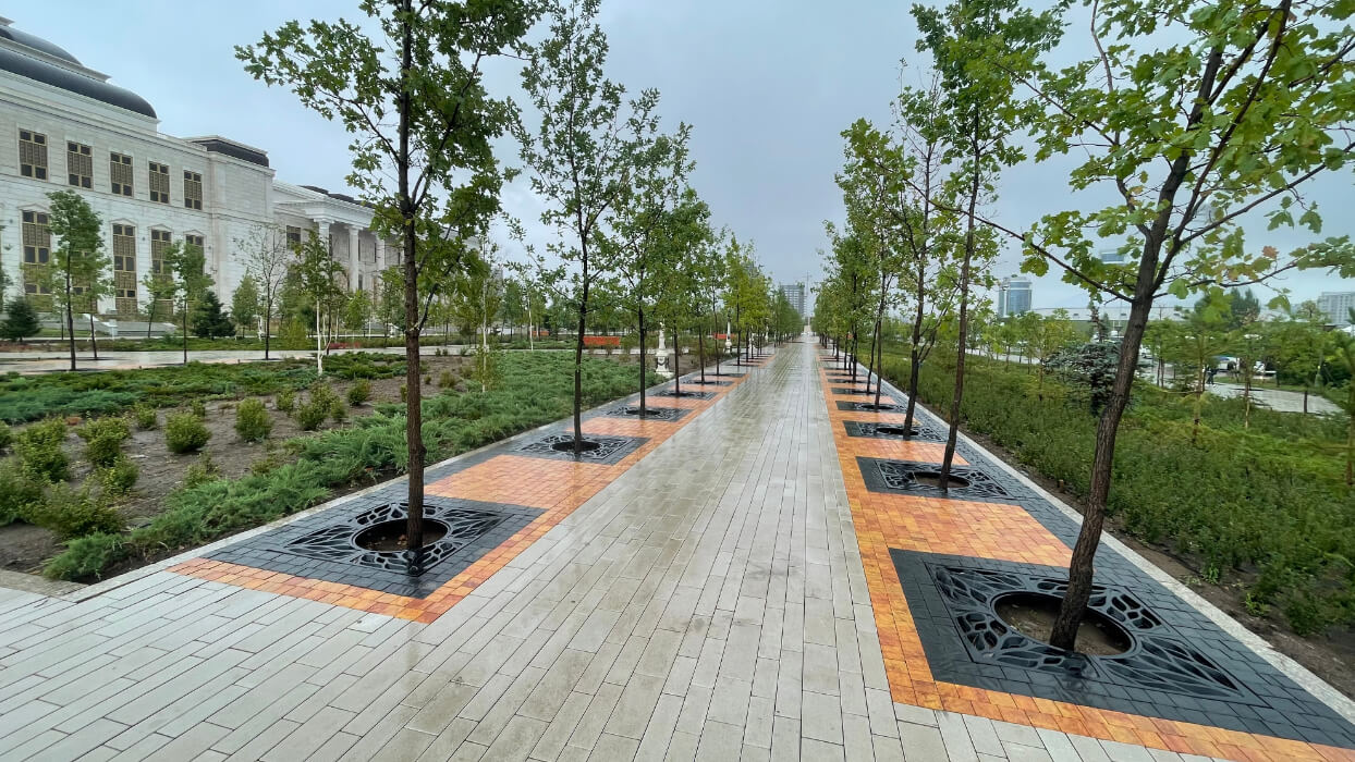 Приствольная решетка для дерева ZKING CRUST 1.2х1.2м Черная в Норильске фото