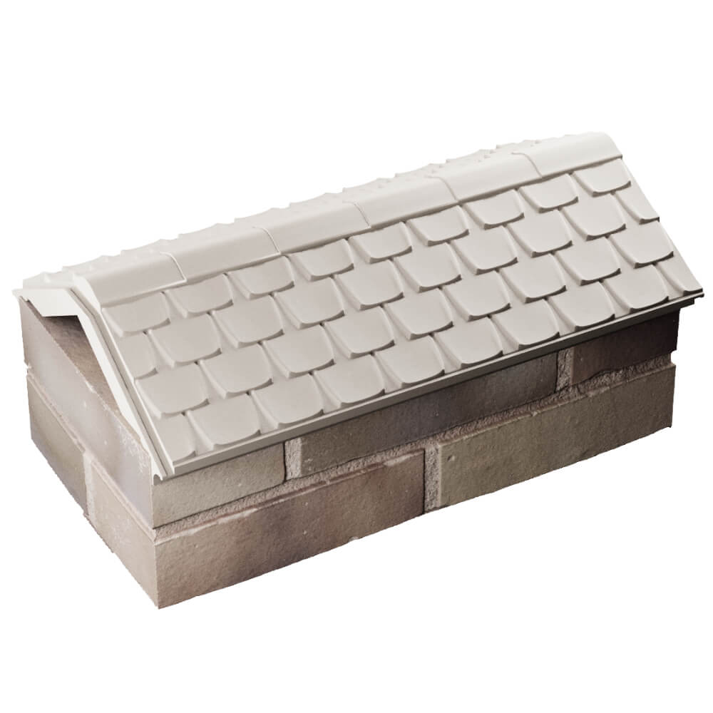 Парапет Zking Эльбрус Бежевый с посадкой на 1 кирпич (255мм) в Норильске фото