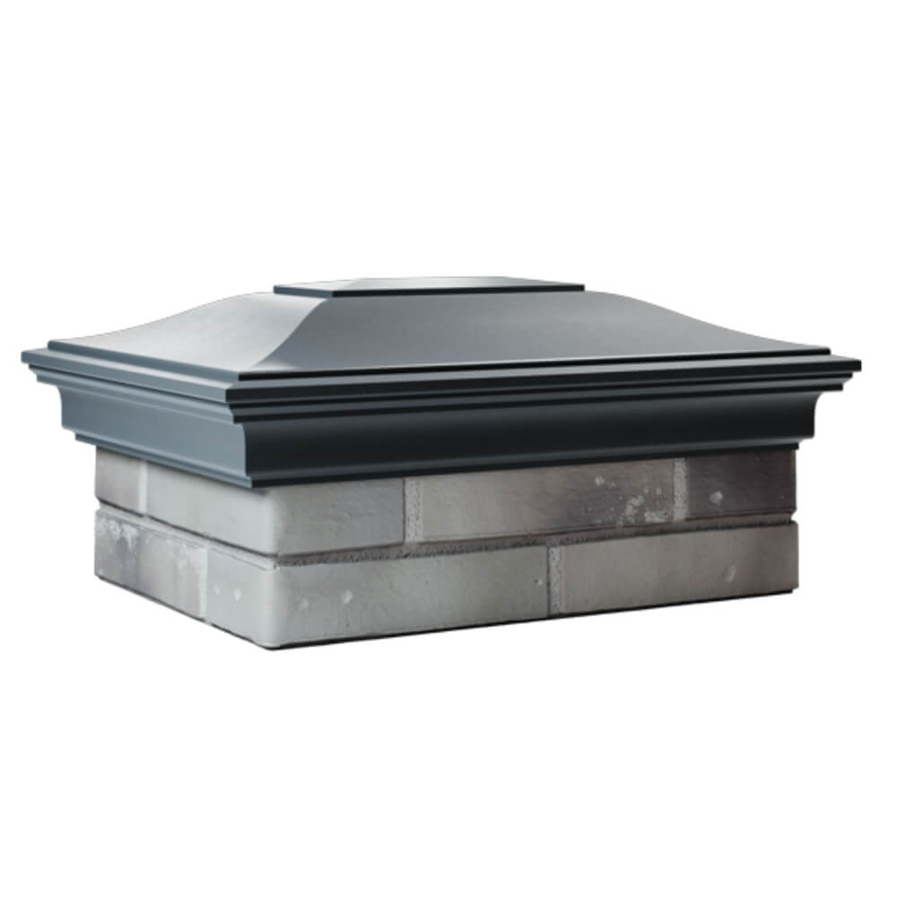 Колпак Zking Монблан Серый на столб 2х1.5 кирпича (515х385мм) в Норильске фото