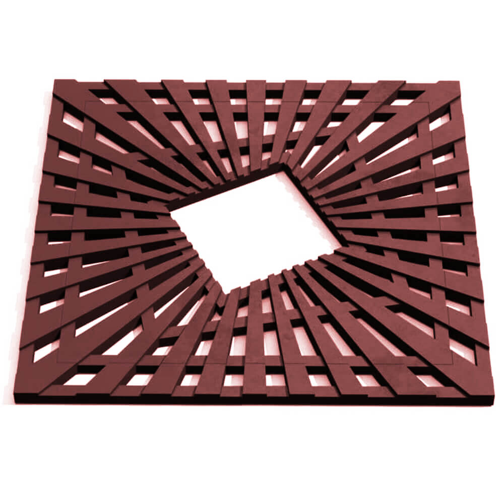 Приствольная решетка для дерева ZKING ATMOSPHERE 1.2х1.2м Коричневая Норильск фото