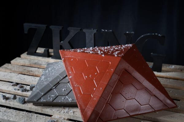 Колпак Zking Эверест Красный на столб 1.5х1.5 кирпича (390х390мм) в Норильске фото