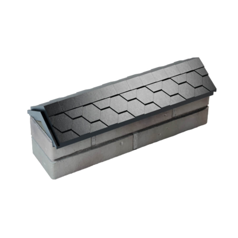 Парапет Zking Эверест Черный с посадкой на 0.5 кирпича (130мм) в Норильске фото