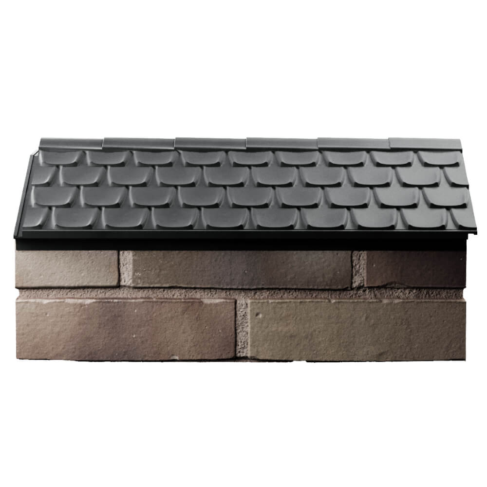 Парапет Zking Эльбрус Серый с посадкой на 1 кирпич (255мм) в Норильске фото