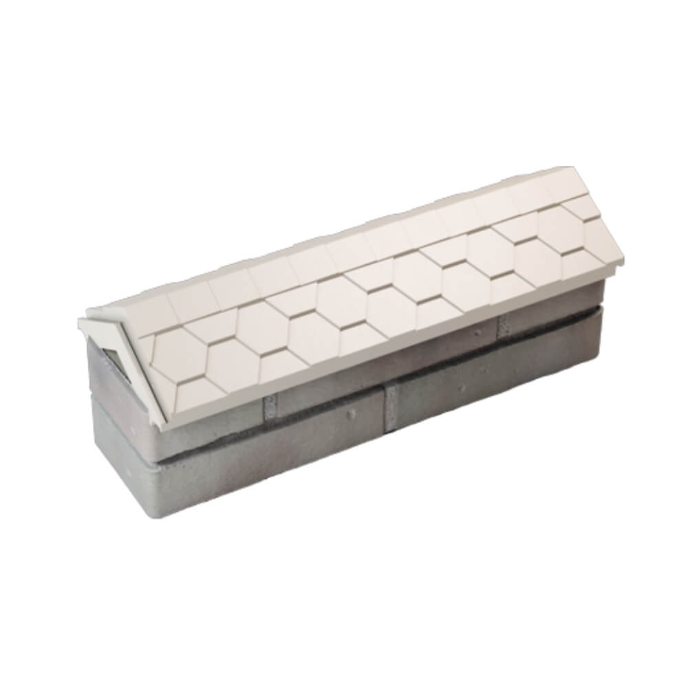 Парапет Zking Эверест Бежевый с посадкой на 0.5 кирпича (130мм) в Норильске фото