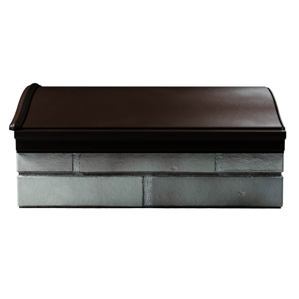 Парапет Zking Монблан Коричневый посадка на 1.5 кирпича (355/385мм) в Норильске фото