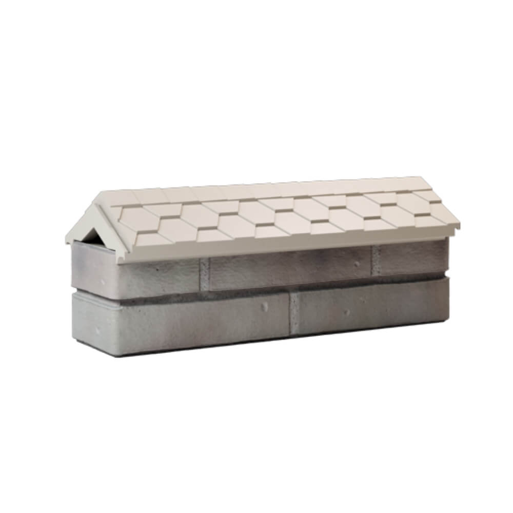 Парапет Zking Эверест Бежевый с посадкой на 0.5 кирпича (130мм) Норильск фото