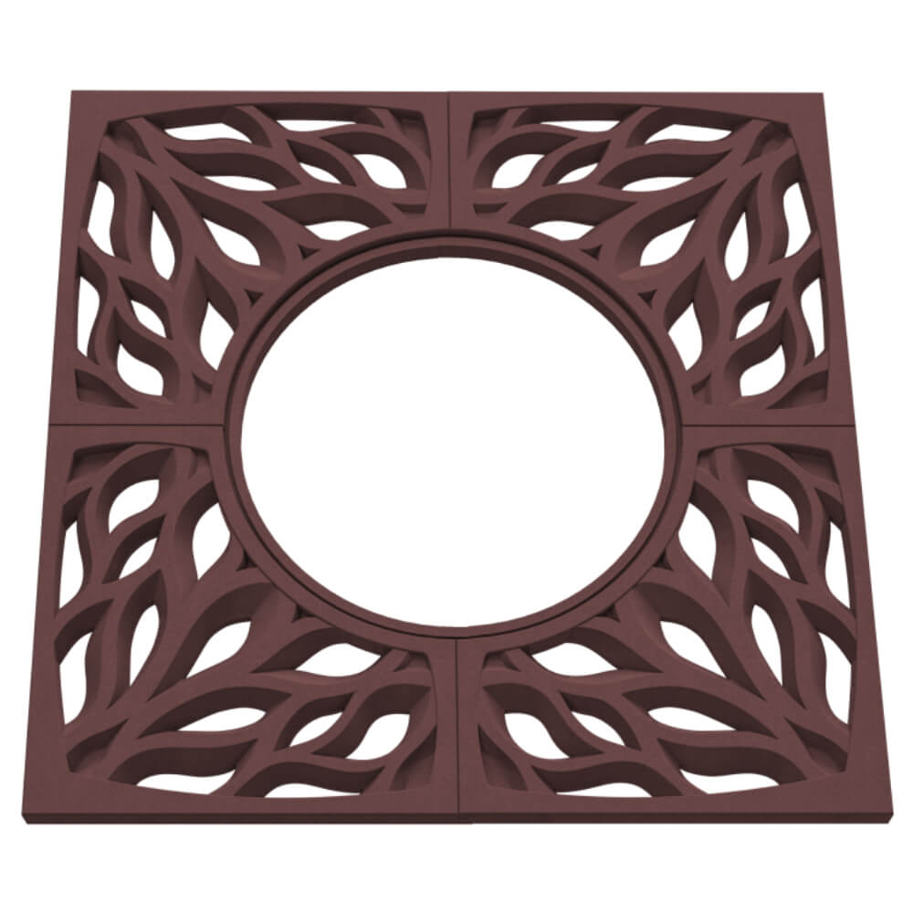 Приствольная решетка для дерева ZKING CRUST 1.2х1.2м Коричневая в Норильске фото