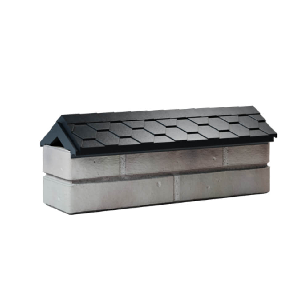 Парапет Zking Эверест Черный с посадкой на 0.5 кирпича (130мм) Норильск фото