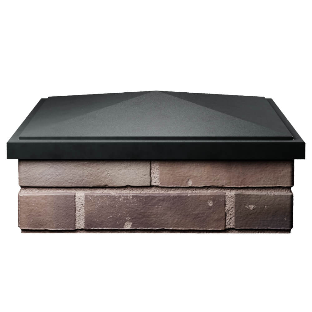 Колпак Zking БонаМоно Черный на столб 2х2 кирпича (515х515, 530х530мм) Норильск фото