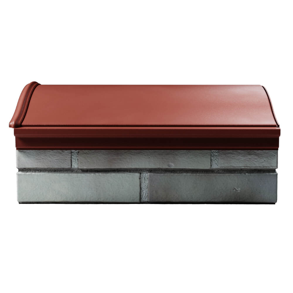 Парапет Zking Монблан Красный посадка на 1.5 кирпича (355/385мм) в Норильске фото