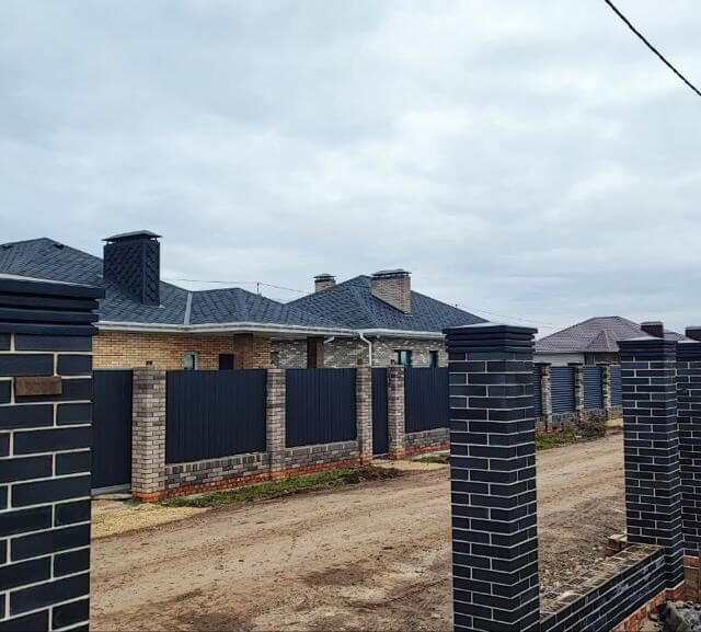 Колпак Zking Бона ХайТек Серый на столб 1.5х1.5 кирпича (385х385мм) в Норильске фото