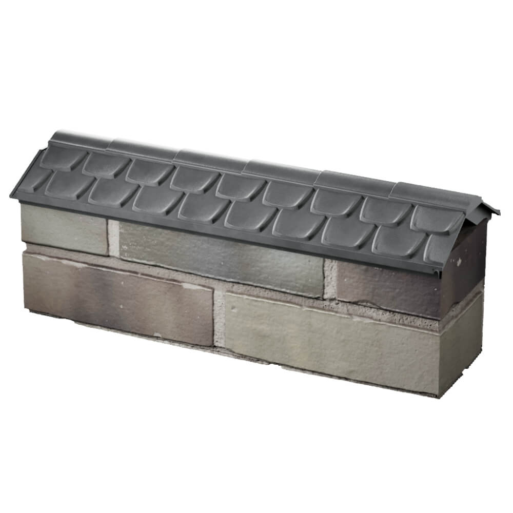 Парапет Zking Эльбрус Серый с посадкой на 0.5 кирпича (130мм) в Норильске фото