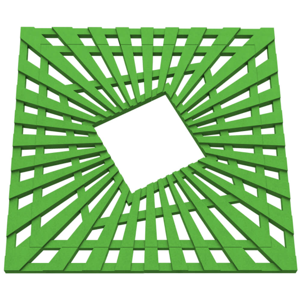 Приствольная решетка для дерева ZKING ATMOSPHERE 1.2х1.2м Зеленая в Норильске фото