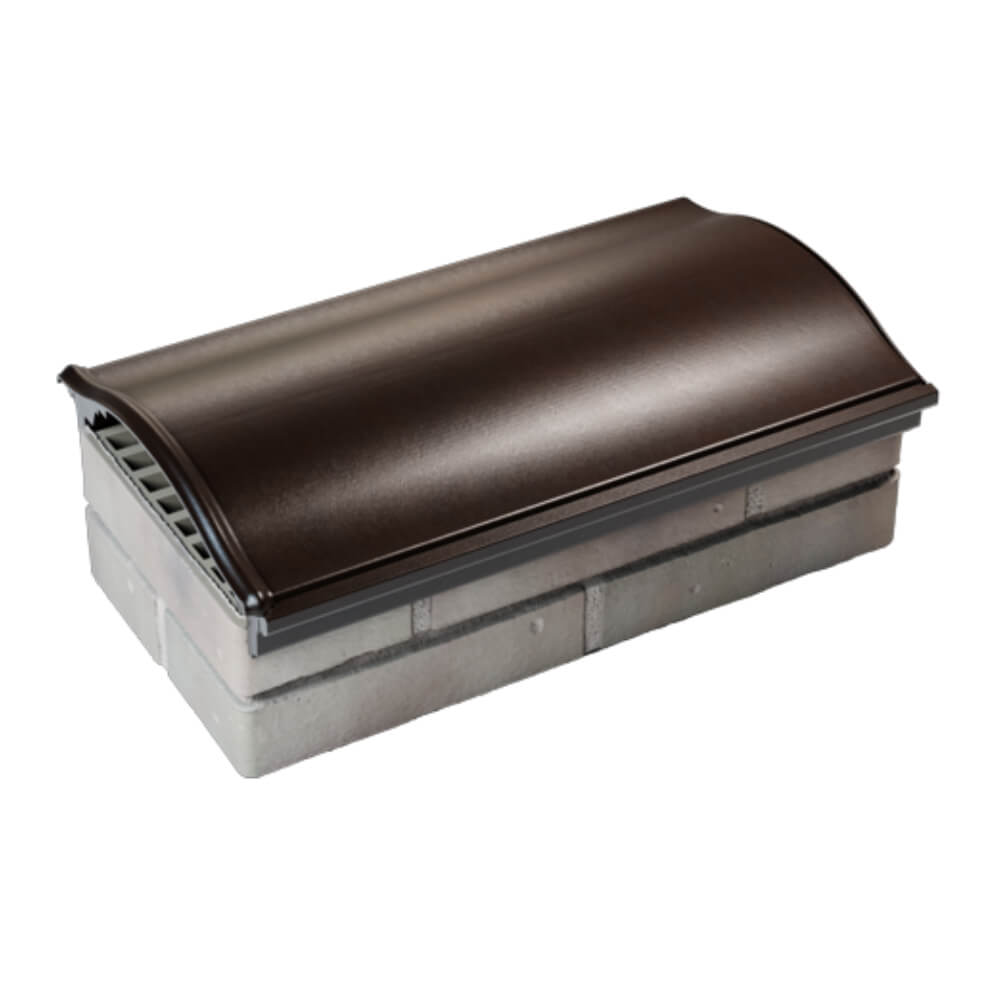 Парапет Zking Монблан Коричневый посадка на 1 кирпич (200/225/255мм) в Норильске фото