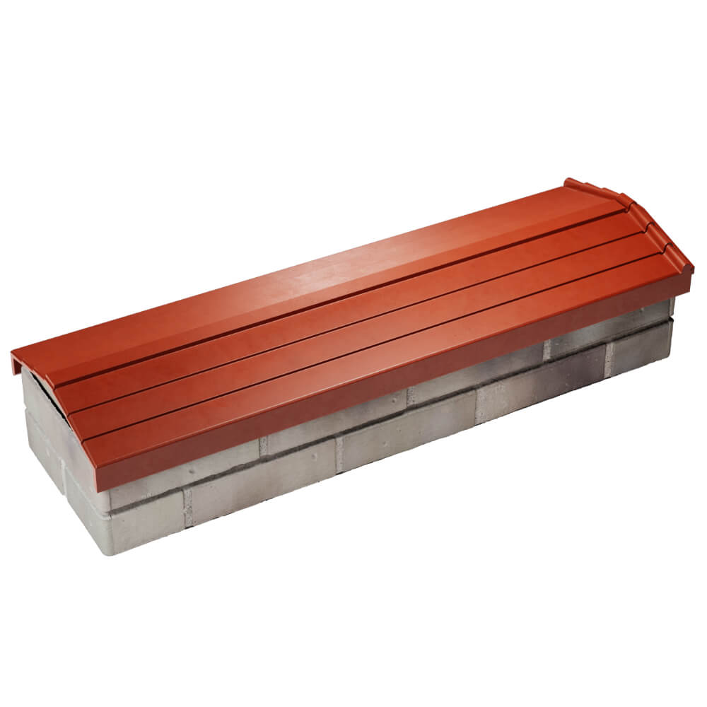 Парапет Zking Бона ХайТек Красный посадка на 0.5 кирпича (130мм) в Норильске фото