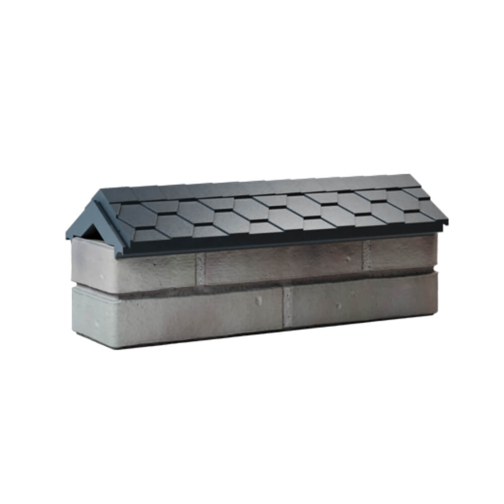 Парапет Zking Эверест Серый с посадкой на 0.5 кирпича (130мм) Норильск фото