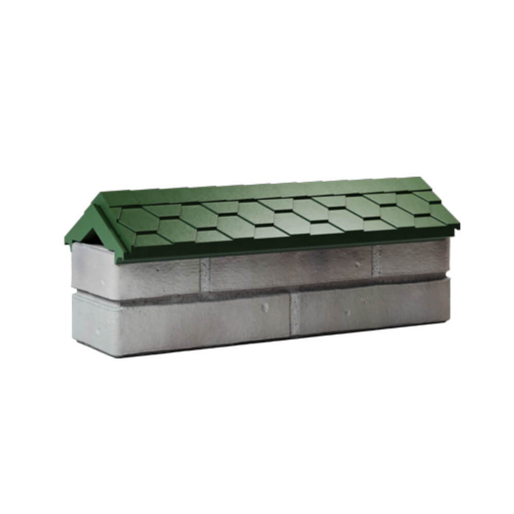 Парапет Zking Эверест Зеленый с посадкой на 0.5 кирпича (130мм) Норильск фото