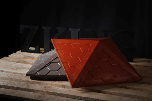 Колпак Zking Эверест Красный на столб 1.5х1.5 кирпича (390х390мм) в Норильске фото