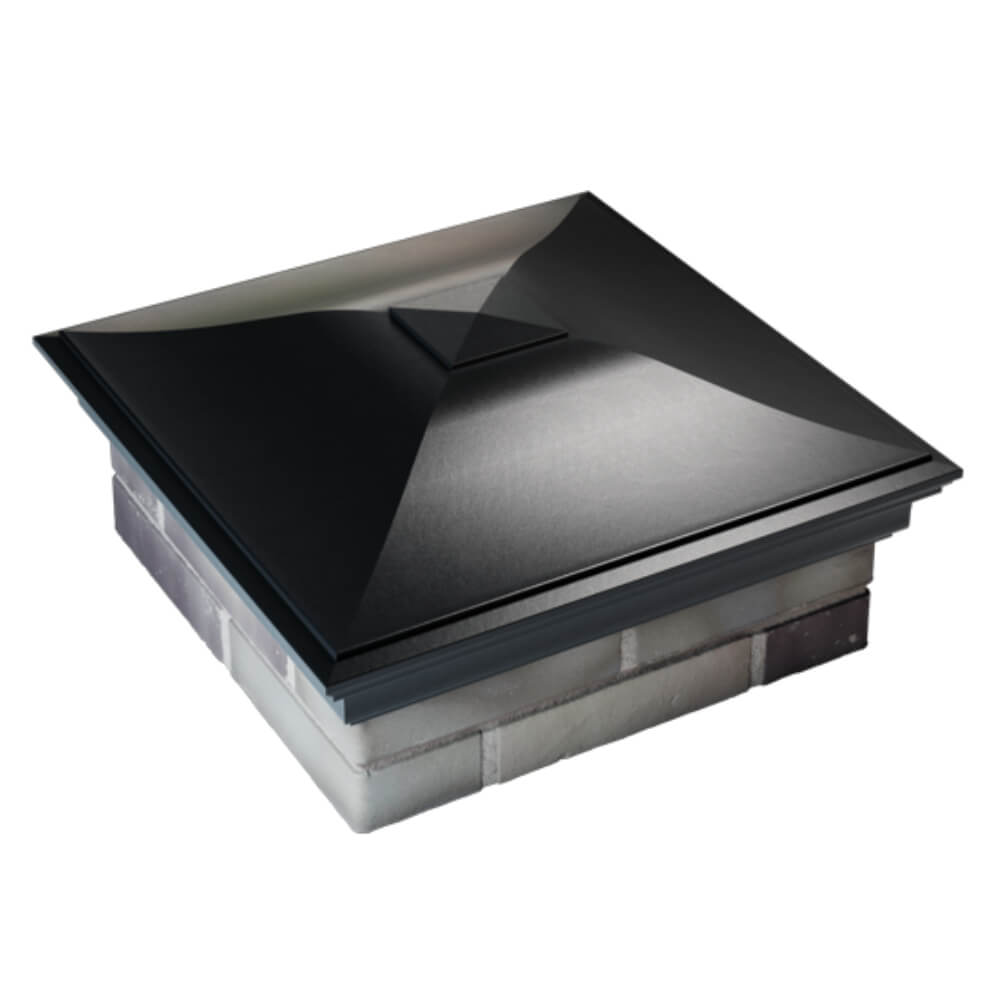 Колпак Zking Монблан Черный на столб 2х2 кирпича (515х515мм) Норильск фото