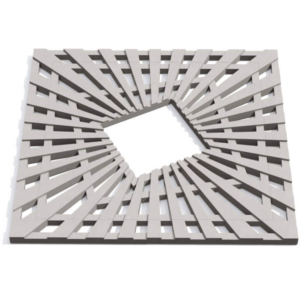 Приствольная решетка для дерева ZKING ATMOSPHERE 1.2х1.2м Бежевая Норильск фото