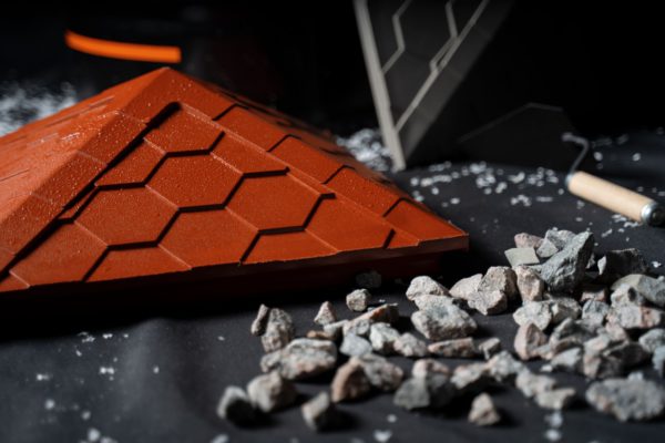 Колпак Zking Эверест Красный на столб 1.5х1.5 кирпича (390х390мм) в Норильске фото