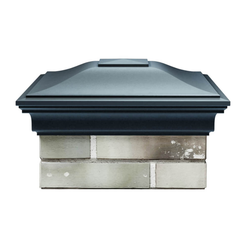 Колпак Zking Монблан Серый на столб 1.5х1.5 еврокирпича 0.7НФ (355х355мм) Норильск фото