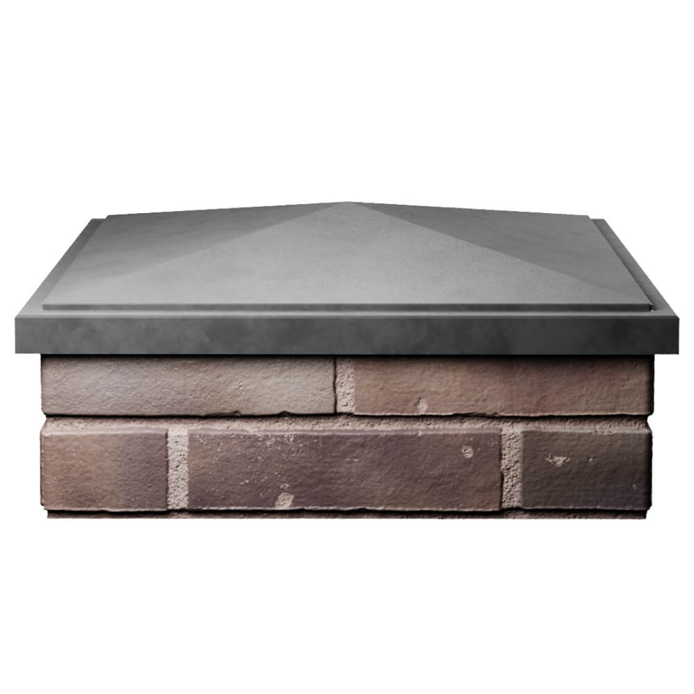 Колпак Zking БонаМоно Серый на столб 2х2 кирпича (515х515, 530х530мм) Норильск фото