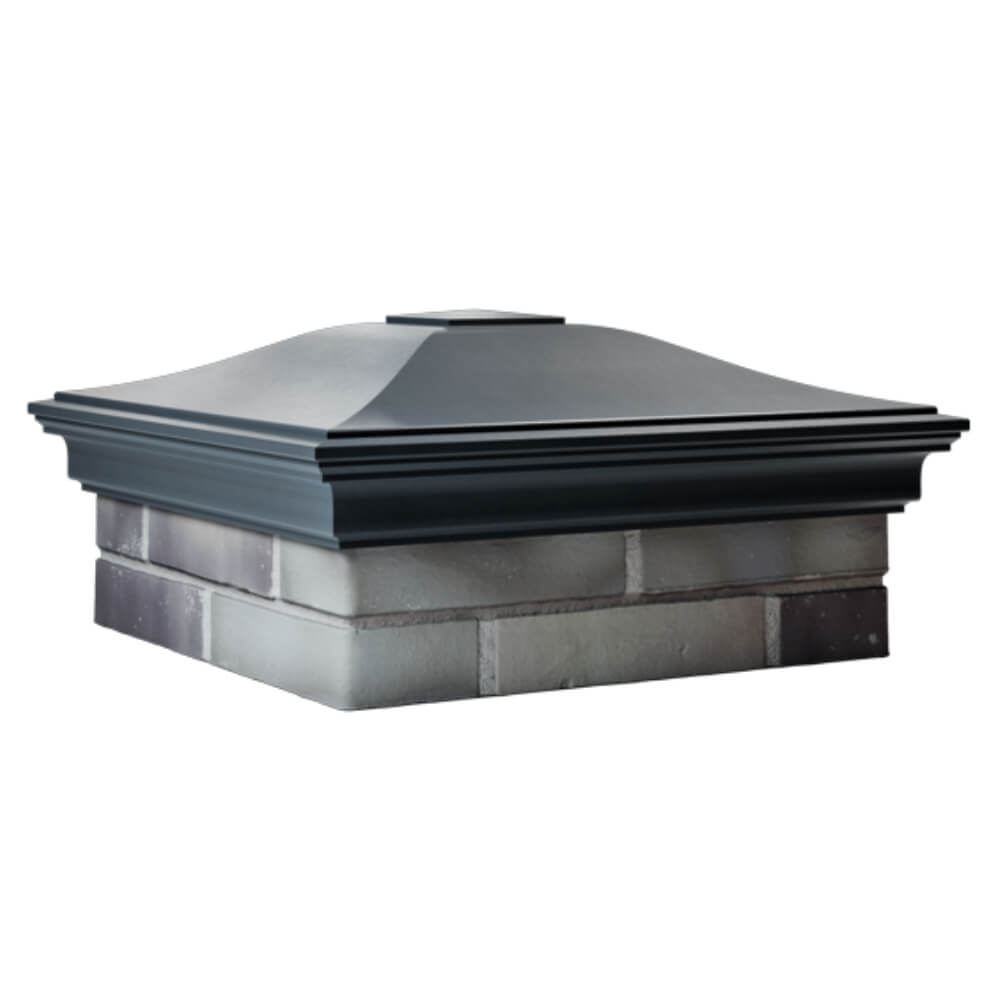 Колпак Zking Монблан Серый на столб 2х2 кирпича (515х515мм) в Норильске фото