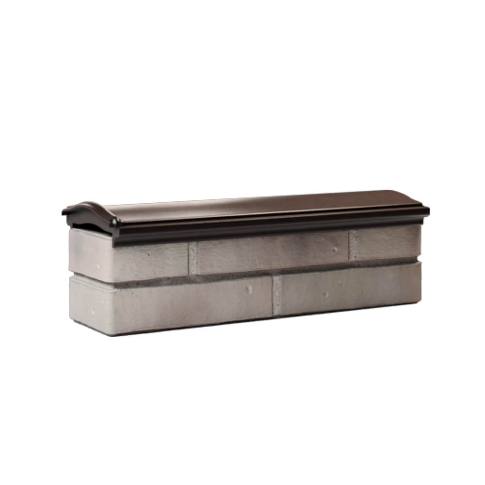 Парапет Zking Монблан Коричневый посадка на 0.5 кирпича (130мм) Норильск фото