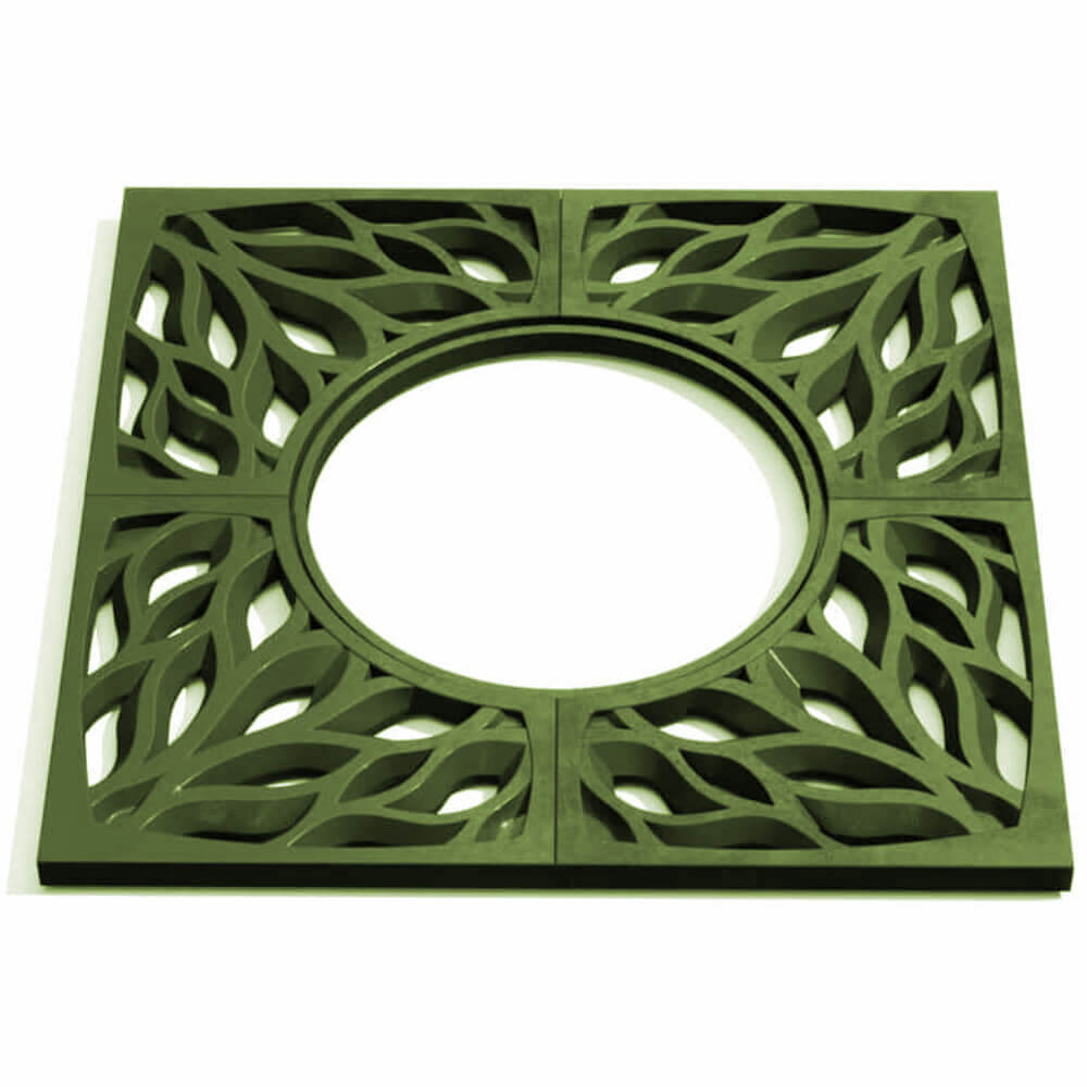 Приствольная решетка для дерева ZKING CRUST 1.2х1.2м Зеленая Норильск фото