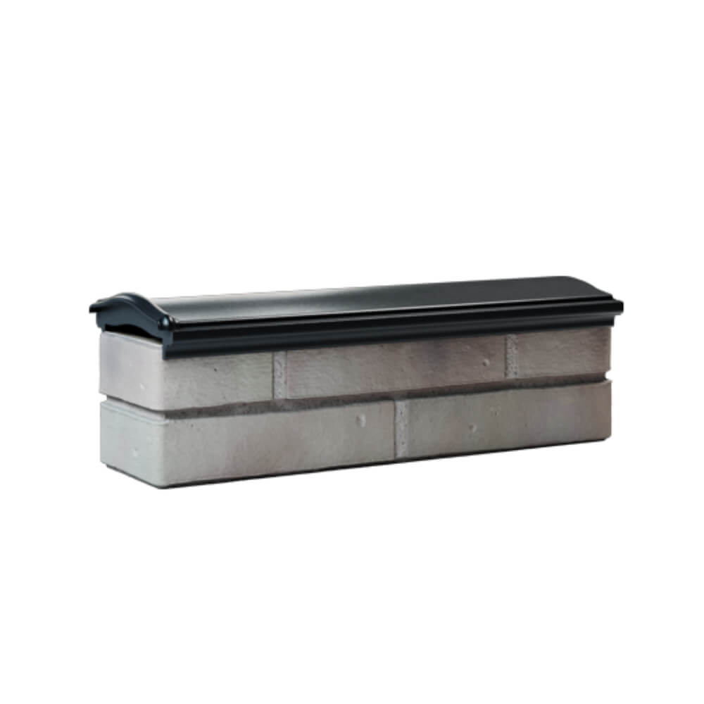 Парапет Zking Монблан Черный посадка на 0.5 кирпича (130мм) Норильск фото