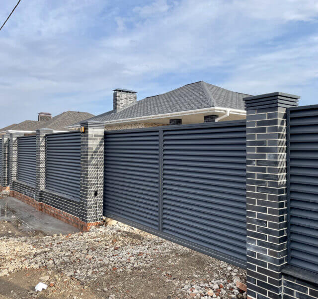 Колпак Zking Бона ХайТек Серый на столб 1.5х1.5 кирпича (385х385мм) в Норильске фото