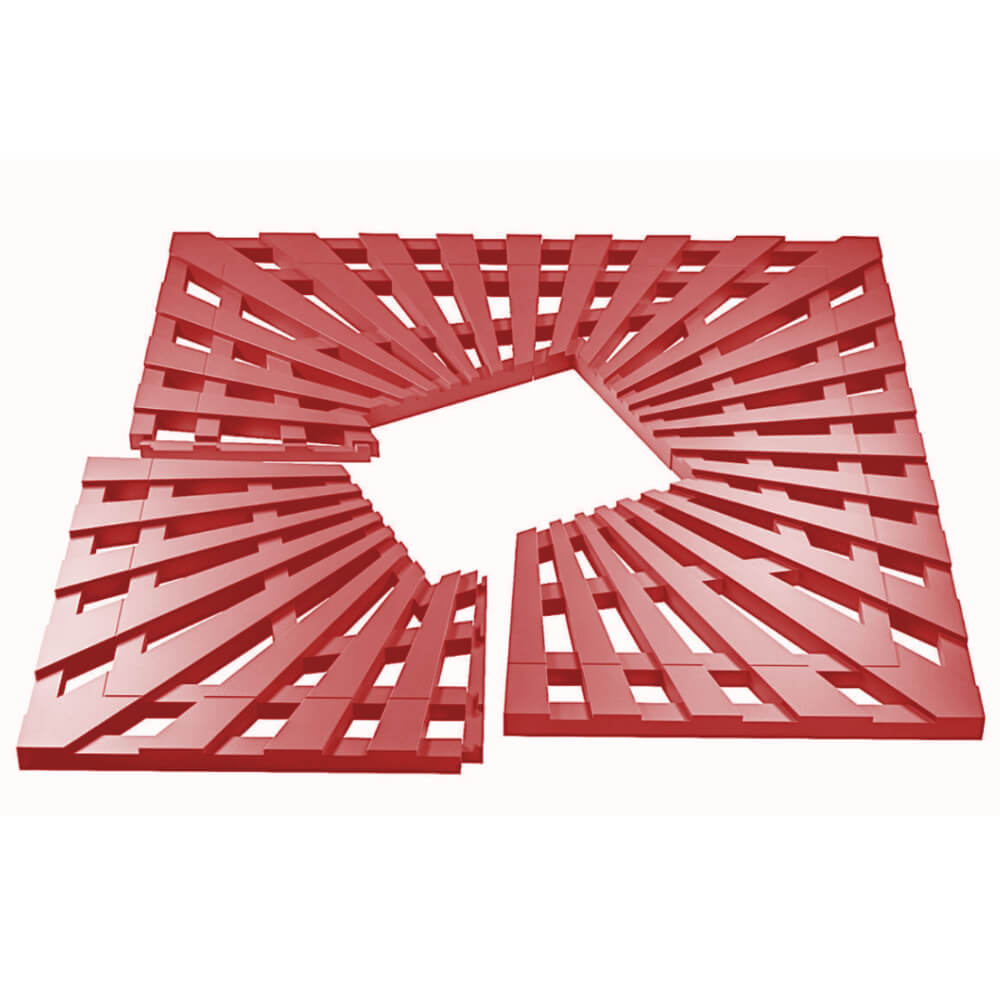 Приствольная решетка для дерева ZKING ATMOSPHERE 1.2х1.2м Красная в Норильске фото