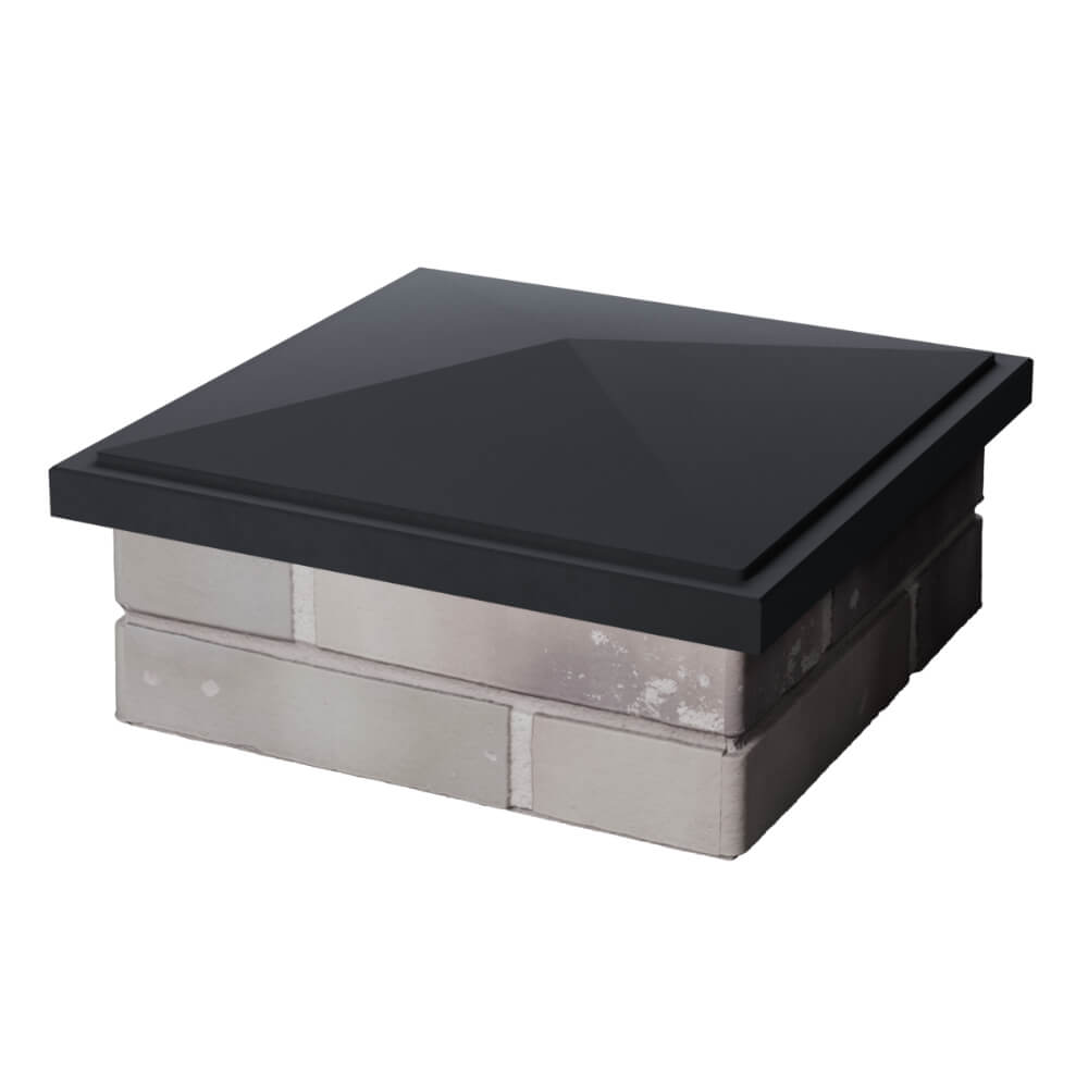 Колпак Zking БонаМоно Серый на столб 1.5х1.5 кирпича (385х385, 400х400мм) в Норильске фото