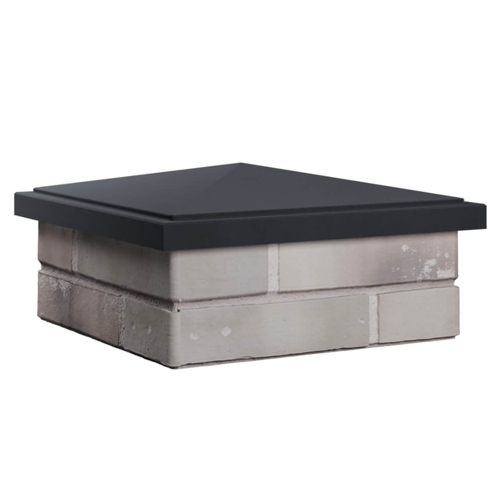 Колпак Zking БонаМоно Серый на столб 1.5х1.5 кирпича (385х385, 400х400мм) в Норильске фото