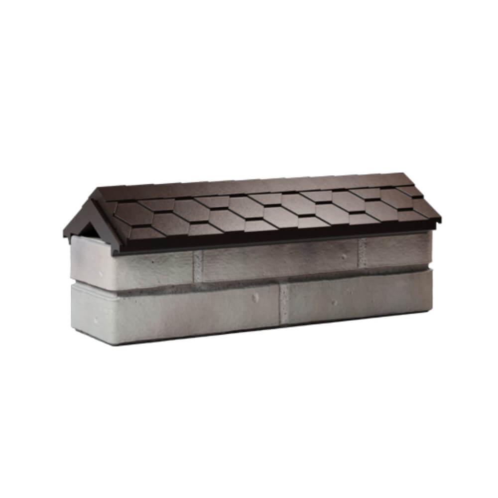 Парапет Zking Эверест Коричневый с посадкой на 0.5 кирпича (130мм) Норильск фото