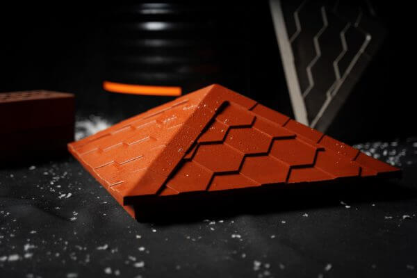 Колпак Zking Эверест Красный на столб 1.5х1.5 кирпича (390х390мм) в Норильске фото