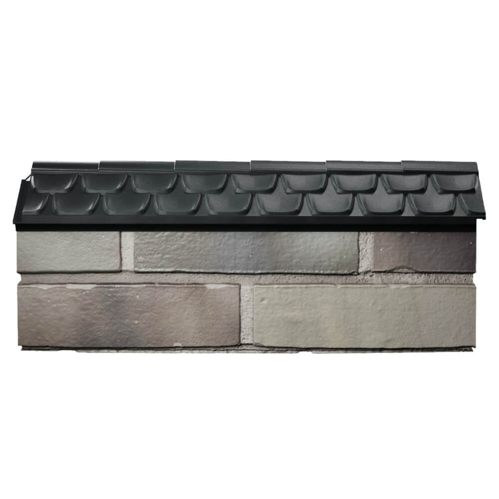 Парапет Zking Эльбрус Черный с посадкой на 0.5 кирпича (130мм) в Норильске фото