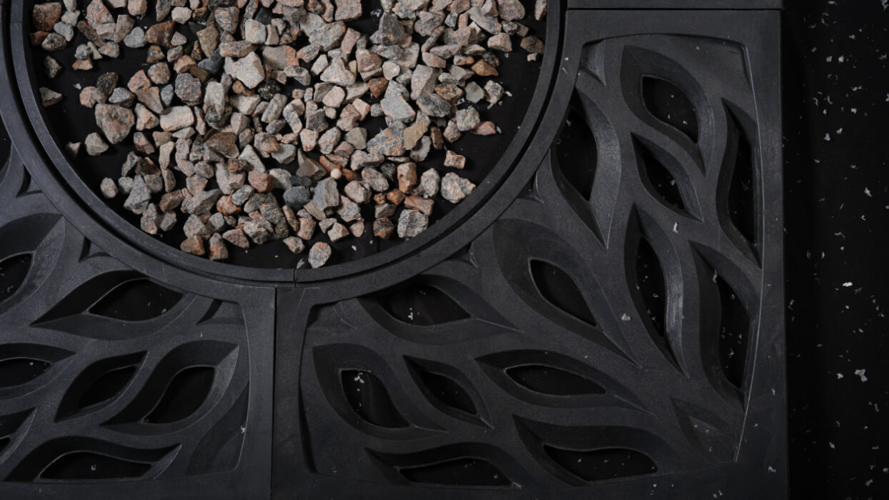 Приствольная решетка для дерева ZKING CRUST 1.2х1.2м Черная в Норильске фото