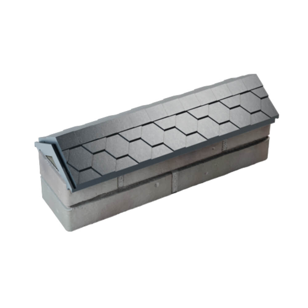 Парапет Zking Эверест Серый с посадкой на 0.5 кирпича (130мм) в Норильске фото